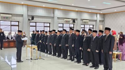 Kebut Pasaman Bangkit, Bupati Welly Lantik 22 Pejabat Baru di Lingkungan Pemkab Pasaman