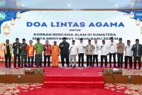 Doa Lintas Agama Jelang Tahun Baru 2026, Wakil Gubernur Sumut Berharap Masa Transisi Bencana Berjalan Lancar