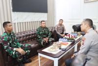 AKBP Wira Prayatna Terima Kunjungan Dandim Tapsel, Ini Hal yang Dibahas