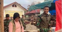 TNI Turun Tangan Rehabilitasi SDN 100704 Huta Godang Pascabanjir Bandang