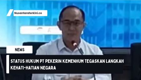Status Hukum PT Pekerin Kemenhum Tegaskan Langkah Kehati-hatian Negara
