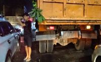 Diduga Lalai Mengemudi, Truk Fuso Tabrak 2 Mobil di Jalan Ringroad