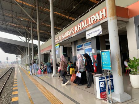 Stasiun Bandar Khalipah Jadi Simpul Modern: Hubungkan KA Bandara hingga Bus Listrik