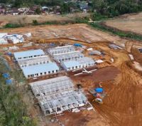 Hujan Deras, Menteri PU Batal Tinjau Progres Huntara Desa Napa Tapsel