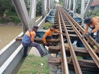 KAI Sumut Tuntaskan 2.293 Bantalan Sintetis di 48 Jembatan Demi Mudik Lebaran 2026 Aman