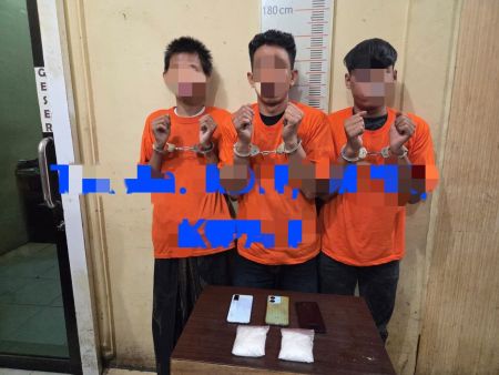 Langkat Darurat Narkoba! 190 Gram Sabu Diamankan, Tiga Orang Ditangkap