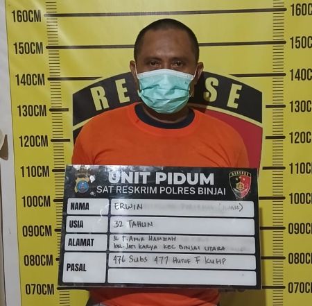 Polres Binjai Tangkap Pencuri Mesin AC Indomaret, Pelaku Beraksi Bertahap