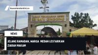 Jelang Ramadan, Warga  Medan Lestarikan Ziarah Makam