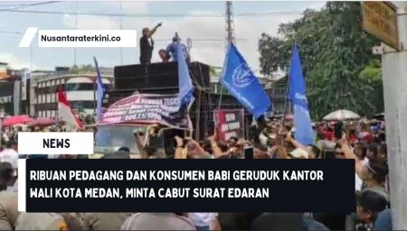 Ribuan Pedagang dan Konsumen Babi Geruduk Kantor Wali Kota Medan, Minta Cabut Surat Edaran