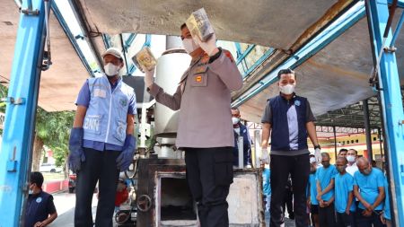 Polresta Deli Serdang Musnahkan Narkoba Senilai Rp7 Miliar Lebih, 131 Ribu Jiwa Terselamatkan