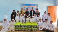 Berbagi di Bulan Ramadan, Sat Narkoba Polresta Deli Serdang Berikan Tali Asih ke Rumah Yatim Riyadhil Jannah