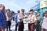 Jelang Lebaran 2026, Kapolres Asahan dan Forkopimda Pastikan Mudik Aman & Stok Pangan Bulog Melimpah