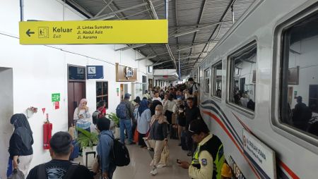 Stasiun Rantauprapat Jadi Tujuan Mudik Terpopuler di Sumatera Utara Lebaran 2026
