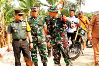 Wasev TMMD ke-127 Tinjau Progres Infrastruktur di Simalungun, Proyek Jalan dan Drainase Capai Target ​