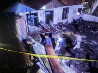Jelang Sahur, Rumah Permanen di Padangsidimpuan Hangus Terbakar, Diduga Akibat Korsleting Listrik