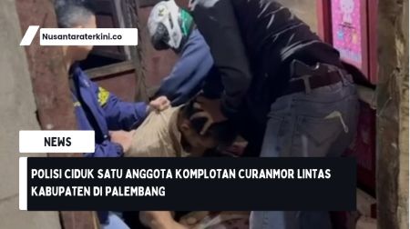 Gasak Motor di Palembang, Satu Anggota Komplotan Curanmor Lintas Kabupaten Diringkus Polisi