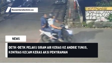 Detik-detik Pelaku Siram Air Keras ke Andrie Yunus, kontras Kecam Aksi Penyiraman