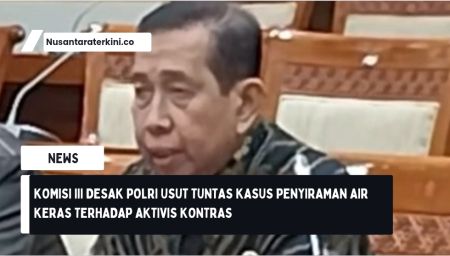Komisi III Desak Polri Usut Tuntas Kasus Penyiraman Air Keras Terhadap Aktivis KontraS