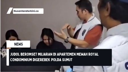 Judol Beromset Miliaran di Apartemen Mewah Royal Condominium Digerebek Polda Sumut