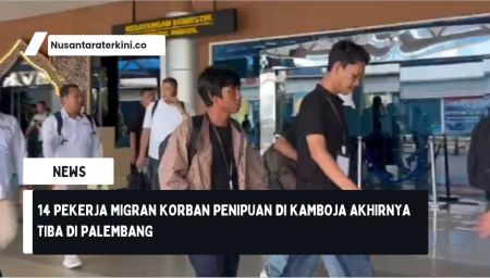 14 Pekerja Migran Korban Penipuan di Kamboja Akhirnya Tiba di Palembang