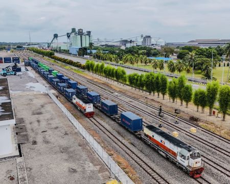 KAI Sumut Distribusikan 65 Ribu Ton Logistik, Angkutan BBM Melonjak 15 Persen