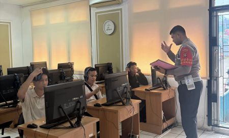 Polrestabes Palembang Berikan SIM D Gratis kepada Atlet Disabilitas