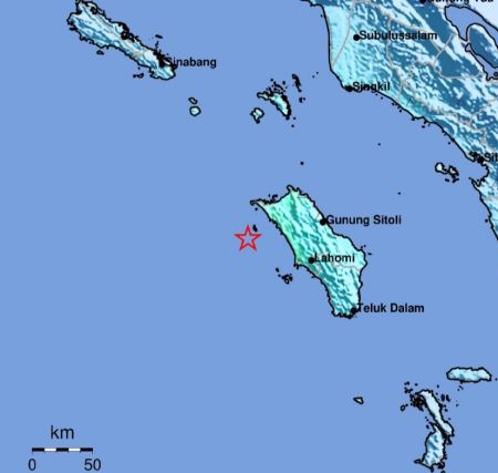Gempa M 5,9 Guncang Nias Utara Dini Hari, Warga Gunung Sitoli Rasakan Getaran Kuat