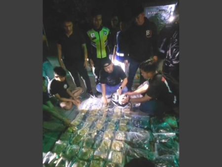 Aksi Pengejaran, Polresta Deli Serdang Gagalkan Peredaran Puluhan Kilo Narkoba di Pintu Tol Lubuk Pakam