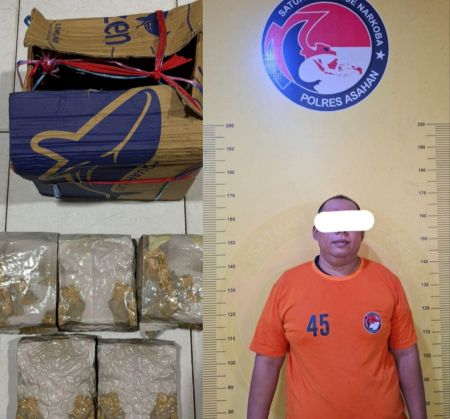 Sabu 5 Kg dari Malaysia Gagal Edar ke Solo, Pelaku Ditangkap saat Turun Kapal di Asahan