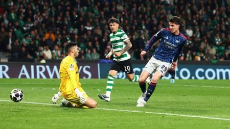 Drama Menit Akhir di Lisbon: Arsenal Taklukkan Sporting CP 1-0 Lewat Gol Kai Havertz ​