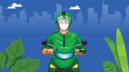 Cerita Driver Ojol, Rela Tempuh Hujan Demi Dapur Tetap Ngepul