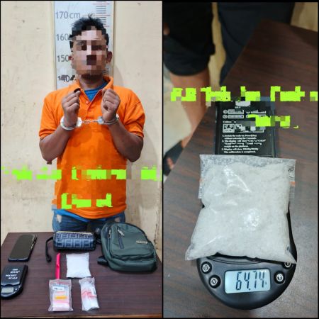 Edarkan Sabu, Pria 32 Tahun Diciduk Polisi: Barang Bukti 64,74 Gram