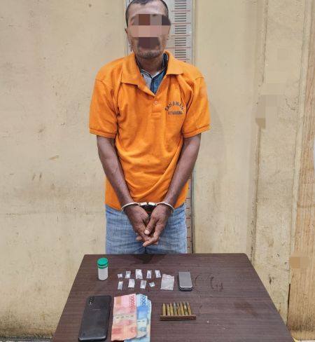 Polisi Ringkus Pria 46 Tahun di Pangkalan Susu, Sabu 3,59 Gram dan Amunisi Ikut Disita