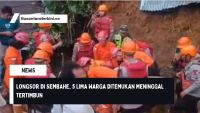 Longsor di Sembahe, 5 Lima Warga Ditemukan Meninggal Tertimbun