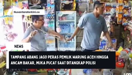 Tampang Abang Jago Peras Pemilik Warung Aceh Hingga Ancam Bakar, Muka Pucat saat Ditangkap Polisi
