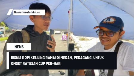Bisnis Kopi Keliling Ramai di Medan, Pedagang: Untuk Omset Ratusan Cup Per-hari