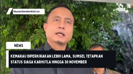 Kemarau Diperkirakan Lebih Lama, Sumsel Tetapkan Status Siaga Karhutla hingga 30 November