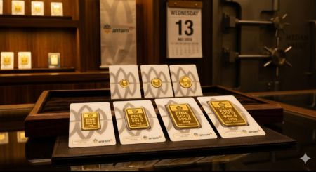 Update Harga Emas Antam Hari Ini 13 Mei 2026: Anjlok Rp20 Ribu ke Rp2.839.000 per Gram
