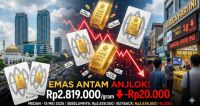 Anjlok! Harga Emas Antam Turun ke Rp2.819.000, Cek List Lengkapnya!