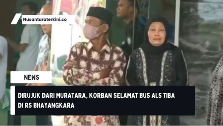 Dirujuk dari Muratara, Korban Selamat Bus ALS Tiba di RS Bhayangkara