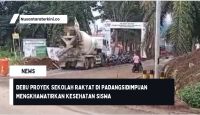 Debu Proyek Sekolah Rakyat di Padangsidimpuan Mengkhawatirkan Kesehatan Siswa
