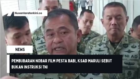 Pembubaran Nobar Film Pesta Babi, KSAD Maruli Sebut Bukan Instruksi TNI