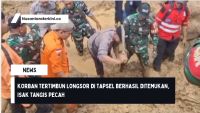 Korban Tertimbun Longsor di Tapsel Berhasil Ditemukan, Isak Tangis Pecah