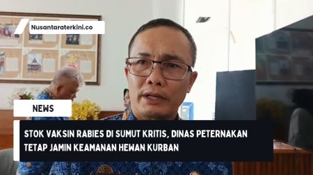 Stok Vaksin Rabies di Sumut Kritis, Dinas Peternakan Tetap Jamin Keamanan Hewan Kurban
