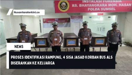 Proses Identifikasi Rampung, 4 Sisa Jasad Korban Bus ALS Diserahkan ke Keluarga