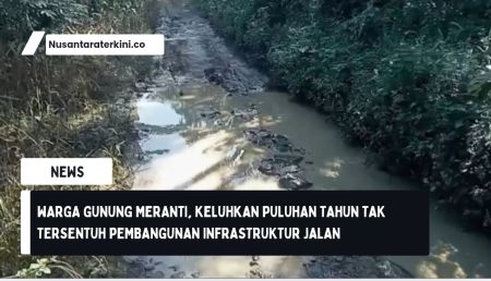 Warga Gunung Meranti, Keluhkan Puluhan Tahun tak Tersentuh Pembangunan Infrastruktur Jalan