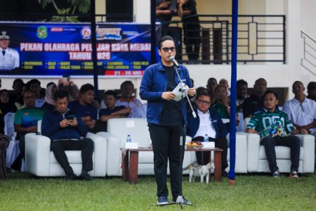 Popkot Medan Diikuti 1.100 Atlet Pelajar, Rico Waas: Lahirkan Juara dan Jauhi Hal Negatif