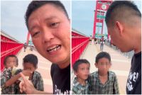 Konten Kreator Asal Lampung Pergoki Dua Bocah Ngelem di Kawasan Jembatan Ampera