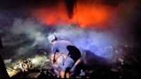 Gudang Barang Bekas Terbakar di Padangsidimpuan, Kerugian Ditaksir Ratusan Juta
