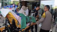 Ngadiono, Korban Selamat Bus ALS Tiba di RS Bhayangkara